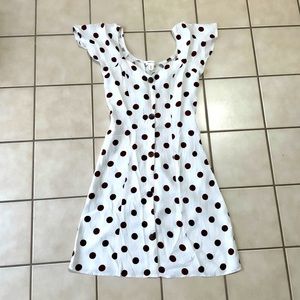 Brown and Beige Dress